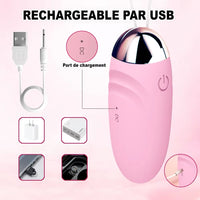 Oeuf Vibrant télécommandé Domitia recharge USB