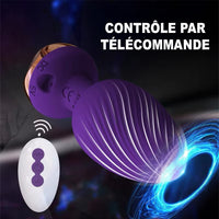 Anal Plug Vibrant Uüstia controle à distance