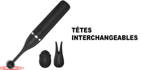 vibromasseur discret alceste têtes interchangeables