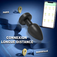 Anal Plug Vibrant Arsinoé connexion à distance