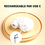 Aspirateur a Clitoris Delphinium rechargeable usb c