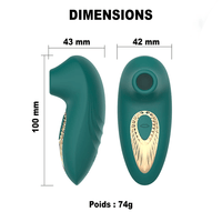 Aspirateur Clitoridien Gloriosa dimensions