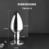 Anal Plug Vibrant Salomé taille S