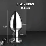 Anal Plug Vibrant Salomé taille S