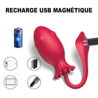 Vibromasseur a Distance Artémise recharge usb