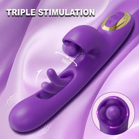 Gode Rabbit Éos triple stimulation