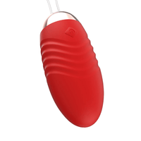 Oeuf Vibrant a Distance Faustina rouge