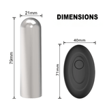 Vibromasseur Bullet Hélène dimensions