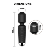 Wand Sextoy La Dauphine dimensions