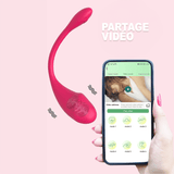 Vibromasseur a Distance Livia partage vidéo