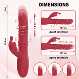 Vibromasseur Rabbit Muse dimensions