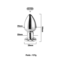 Anal Plug Vibrant Naama taille l