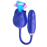 Aspirateur a Clitoris Rosa Gallica bleu