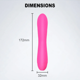 Gode Vibro Téthys dimensions